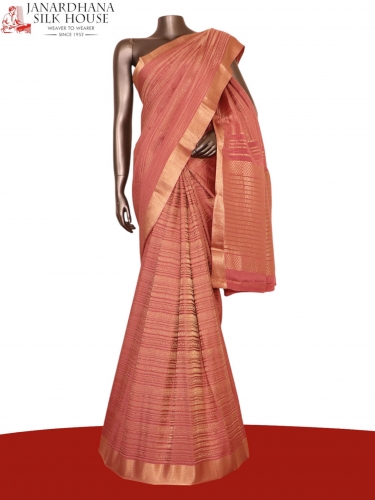 Pure Brocade Zari Crepe Silk Saree